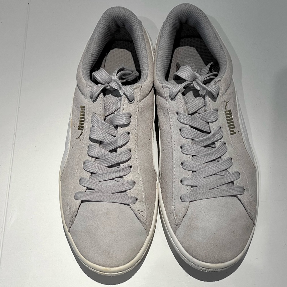 PUMA Suede XXI Classic Women’s Sneakers - Size 7.5 - Marshmellow/Light Grey